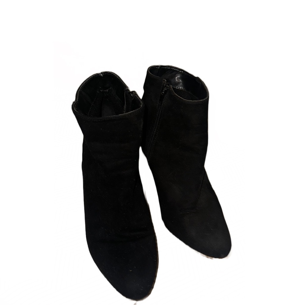 JustFab | Black 3” Heel Booties | Size 8.5